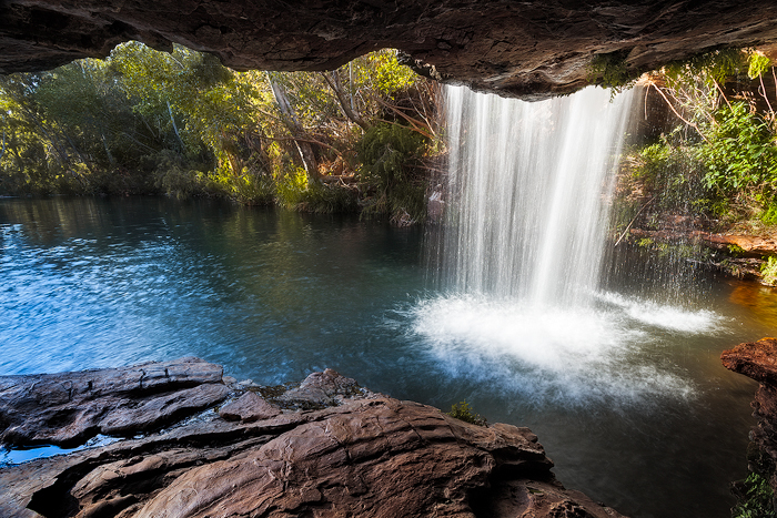 Under the Falls - Fern Pool, Karijini National Park, Australia